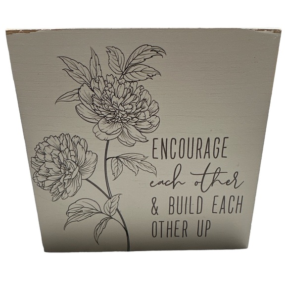 Marshalls Wall Decor New Inspirational Wooden Cube Plaque W Phrase